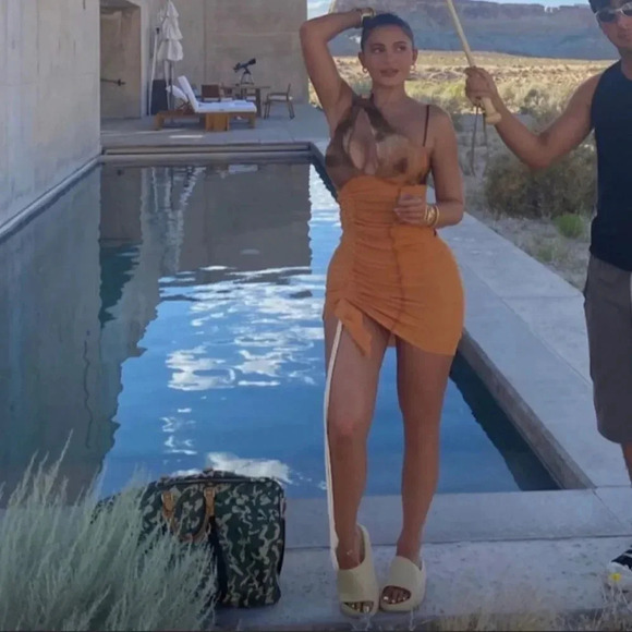 LOUDBRAND STUDIOS Raw Edge Vashtie Dress Size M NWT - Picture 2 of 16